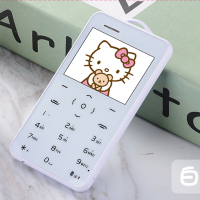 迷你儿童水晶按键手机移动电信小手机大声音小巧个生卡套手机|移动单卡卡片机白色