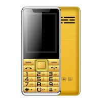 直板老人手机通老年机超长待机大声大字移动联通电信学生手机|金色 联通3g版