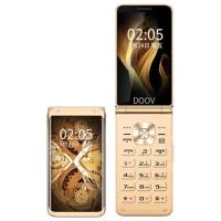 t9翻盖手机老人手机女款老年机4g通老年联通电信大屏手机|尊贵金[移动2G]质保三年 手机+电池+充电器+8G内存卡
