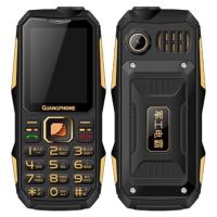 三防老年手机大字体大声音超长待机免费电视手写大屏老人手机|黑金色[2.6寸13800毫安] 套餐:一电一充+8G内存卡