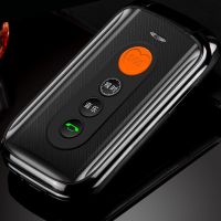 翻盖老人机直板老年手机大屏大字大声移动联通电信版按键老人手机|黑色 双屏版[移动联通]