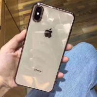 x/ max电镀透明手机壳7/8plus硅胶防摔薄6s保护套