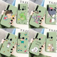 抹茶绿nova5i手机壳nova5 pro保护套20个性卡通创意软壳