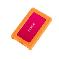 扩震防摔移动硬盘1t 2tb电脑兼容 usb3.0速硬盘 移动硬移动|红色 2TB+数据线+硅胶套