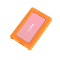 扩震防摔移动硬盘1t 2tb电脑兼容 usb3.0速硬盘 移动硬移动|粉色 640G+数据线+硅胶套
