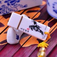 手机电脑两用u盘128g/64g/32g/16gotg青花瓷陶瓷优盘|马到成功 64G