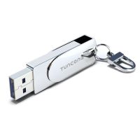 优盘64g手机电脑车载广场舞音箱两学生商务usb3.0速u盘|银色 64G