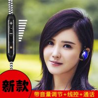 耳挂式耳机运动挂耳式跑步耳机手机电脑线控调音3.5圆插孔