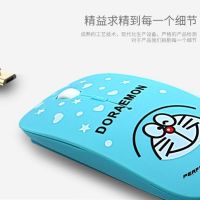 静音女生可爱卡通无线鼠标充电式笔记本电脑