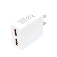 手机充电器薄多插口快充手机快充充电头|2A双U充电头[薄迷你] [单独充电头]