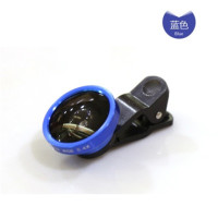 手机广角镜头0.4x单反自拍神器外置单摄像头光学镀膜|蓝色[送夹子和收纳袋]