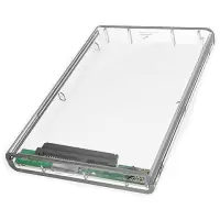 usb3.0移动硬盘盒sata串口笔记本固态机械 2.5寸硬盘盒|透明硬盘盒加45cm数据线