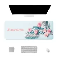 鼠标垫大ins北欧supreme游戏鼠标垫吃鸡加厚桌垫办公家用垫