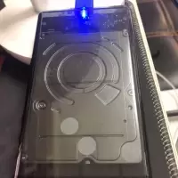 2.5英寸笔记本移动硬盘盒外壳usb3.0台式机盒外置读取固态ssd机械|USB3.0黑色透明