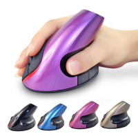 时尚二代立式可充电垂直鼠标内置锂电池办公手握立式光电有线鼠标