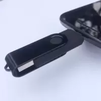 手机电脑两用u盘128g64g/32g优盘otg速商务u盘车载|黑色 64G