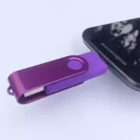 手机电脑两用u盘128g64g/32g优盘otg速商务u盘车载|紫色 64G