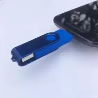 手机电脑两用u盘128g64g/32g优盘otg速商务u盘车载|蓝色 64G
