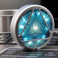 漫威钢铁侠u盘 128g 64g 32g创意发光金属学生 复仇者联盟优盘16g|方舟反应堆 32GB