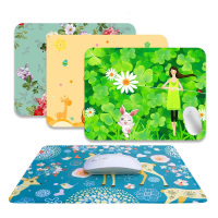 32*24cm鼠标垫中小号加厚锁边电脑可爱卡通大号游戏办公桌键盘垫