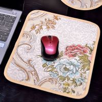 档防滑圆形鼠标垫大中小号隔热垫杯垫学生男女办公室鼠标垫