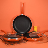 煎锅煎蛋牛排不粘锅轻油烟平底锅家用电磁炉燃气灶适用