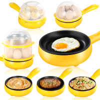 宿舍煎蛋器蒸蛋器煮蛋器家用迷你插电小煎锅自动断电鸡蛋早餐神器
