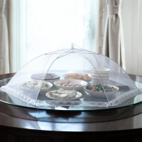 日式厨房纱网罩饭菜罩菜伞菜碗罩饭罩防尘防苍蝇餐桌罩剩菜罩