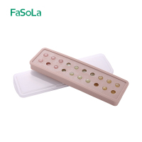 奶黄流心月饼模具波波蛋糕食品级硅胶球形圆形制自制冰格tinrry家|藕粉色20格(带盖)波波专用