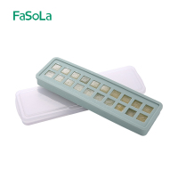 奶黄流心月饼模具波波蛋糕食品级硅胶球形圆形制自制冰格tinrry家|绿色20格方形(带盖)