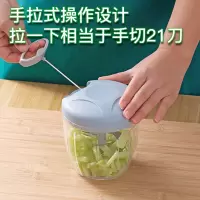家用蒜泥器手动打捣蒜泥神器姜蒜蓉头搅碎机拉蒜蓉末粉碎小手拉式