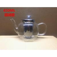 可明火玻璃壶电陶炉煮茶壶耐高温泡茶普洱茶具家用烧水壶加厚过滤|圆润壶[650ml]