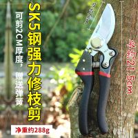不锈钢能省力园林剪刀粗枝剪果树剪树枝剪修枝修花园艺摘果剪|SK5钢大刀头磨砂手柄强力修枝剪