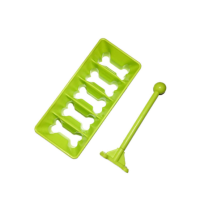 饼干模具狗骨头模具立体卡通饼干模具烘焙工具不粘易分离宠物模具|浅绿色