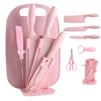 北秸秆套刀 全套厨房不锈钢刀具套装 家用切菜刀菜板厨具组合