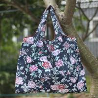 日本旅行折叠购物袋防水单肩轻便携大号容量手提超市买菜|大号国色天香