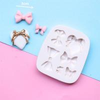 烘焙蛋糕我几岁啦我满月啦周岁巧克力翻糖硅胶模具 生日字牌|蝴蝶结-硅胶模具