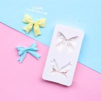 烘焙蛋糕我几岁啦我满月啦周岁巧克力翻糖硅胶模具 生日字牌|2个蝴蝶结-长方硅胶模具