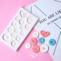 烘焙蛋糕我几岁啦我满月啦周岁巧克力翻糖硅胶模具 生日字牌|长方纽扣-硅胶模具