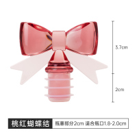 出口日本红酒香槟酒塞日式可爱小兔瓶塞动物创意密封酒塞|桃红蝴蝶结