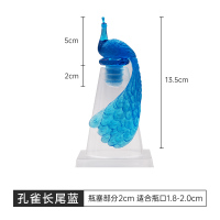 出口日本红酒香槟酒塞日式可爱小兔瓶塞动物创意密封酒塞|孔雀长尾蓝