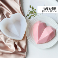 布丁果冻沙皮狗小兔子口水猪网红立体慕斯模具冰淇凌蛋糕硅胶模具|4寸钻石