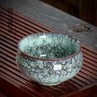 汉马优品|茶盏主人杯单杯功夫茶具单个陶瓷|窑变建盏茶杯单只|罗汉06