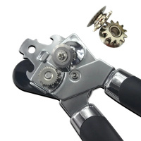 开罐器罐头刀开啤酒铁皮罐头手动开盖开罐器开瓶器起子开罐头神器|开罐器+两个备用刀头