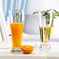 啤酒杯网红 ktv酒吧家用无铅玻璃杯啤酒杯子大号果汁杯扎啤杯|[两只装]啤酒杯