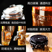 泡酒玻璃瓶带龙头10斤20密封专用酒瓶罐酿酒坛子家用酒壶酒桶