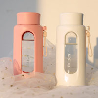 双层玻璃水杯子简约清新森系少女ins风茶杯便携可爱创意个性潮流