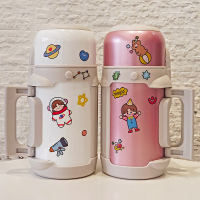 户外女学生简约婴儿外出冲奶保温杯家用大容量1l便携热水瓶