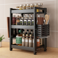 调料置物架厨房用品多层台面家用大全放调味品盒瓶收纳架子省空间