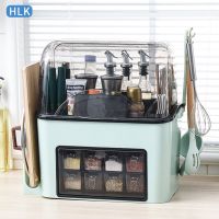 厨房调味品置物架 家用调料瓶厨房用品收纳架收纳盒 刀架组合套装
